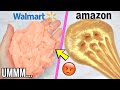 *NEW* Walmart Slimes VS Amazon Slimes Review!