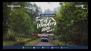 Ada Kejutan Menarik Apa ya di Trip of Wonders (TOW) 2020 Batch 1