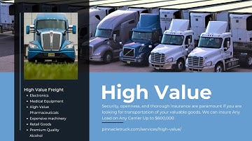 High-Value Freight Shipping | Ship With All-Risk Cargo Insurance | Pinnacle Freight