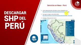 Descarga shapefile, data y mapas del Perú GRATIS