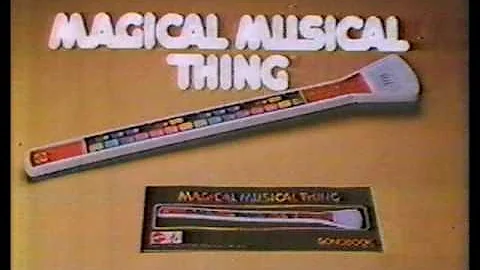 Magical Musical Thing toy commercial from 1979