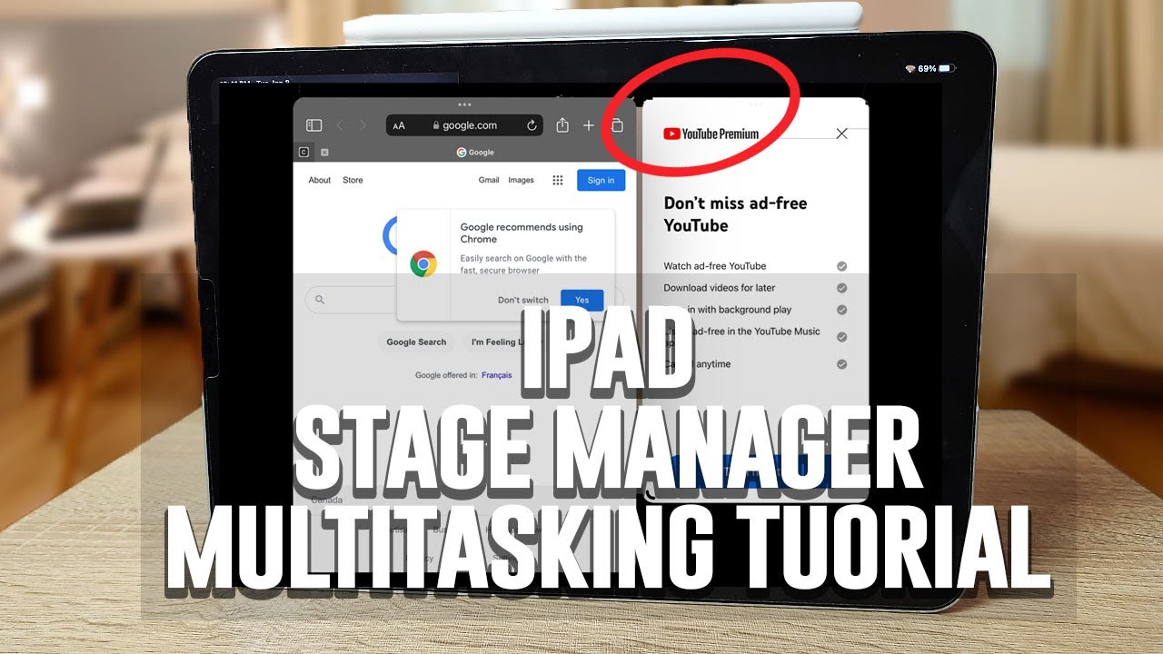 iPad Stage Manager Multi tasking Tutorial iPad Pro MultiTasking