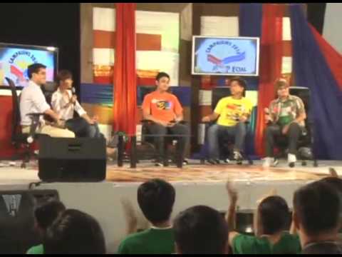 Sen. Madrigal in "Y-SPEAK CAMPAIGNS 2010" w/ the Youth [part 2]
