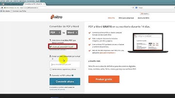 Convertir PDF a Word, Excel, PowerPoint sin Instalar Programas