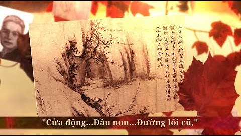 Tống Biệt (Thơ Tản Đà, Nhạc Võ Đức Thu)- Ca sĩ: Châu Kỳ