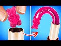 VIRAL DESSERTS JELLY CANDY || Amazing Emoji Eating Challenge! Color Hacks By 123GO! SCHOOL