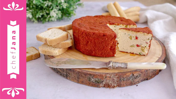 SUPERB SMOKED PAPRIKA AND GREEN OLIVES VEGAN CHEESE