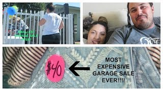 Garage Sale FAIL + My fiance is joining the business!?!?