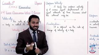 Class 9 - Physics - Chapter 2 - Lecture 4 - Velocity & Acceleration - Allied Schools