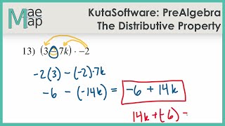 KutaSoftware: PreAlgebra- The Distributive Property
