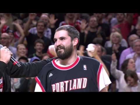 Blazers Fan Sinks from Half-Court to Win a Car!