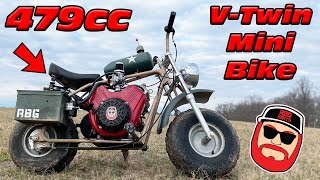 479cc V Twin Mini Bike First Ride