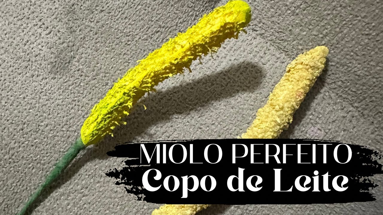 MIOLO DO COPO DE LEITE PERFEITO - FLORES DA PIPOL