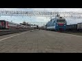 Электровоз ЭП1М-660 с фирменным поездом «Фирменный» сообщением Ижевск-Нижний Новгород.