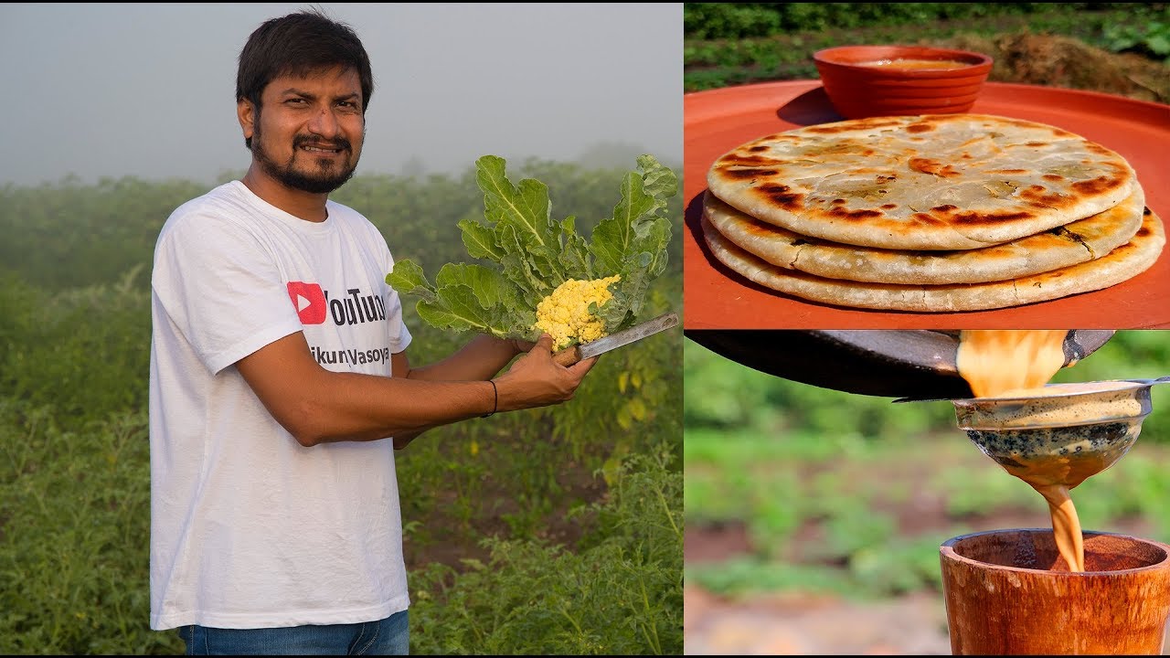 Best Paratha and Chai Tea In the World Cooking at an Indian Village By Nikunj Vasoya | Street Food & Travel TV India