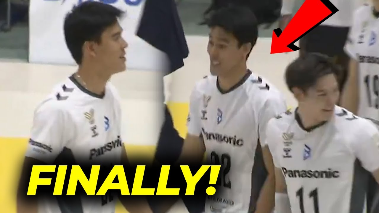 FINALLY, Bryan Bagunas nakatikim rin ng playing time. More quality time for the Bazooka