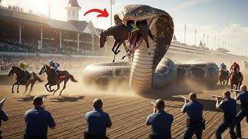 Heroic Rescue Team Saves Brave Race Horse from Giant Python Attack
