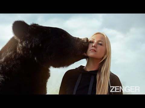 Blonde Beauty Who Disco Dances With Her Pet Bear