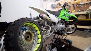 Can You Use TENNIS BALLS as Pit Bike Tube?