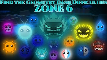 Roblox Find the Geometry Dash Difficulties: Zone 6