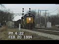 Trains Of Michigan Ohio February 20 1994 