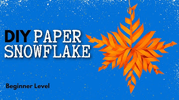 Paper Snowflake Tutorial | How to Make Snowflakes in 5 Minutes