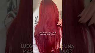 Uno de los secretos de como mantener el color rojo ❤️ #cabellorojo