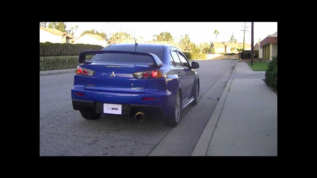 liteSPEC Mitsubishi Evo X Titanium Exhaust Pass-By Sound Clip