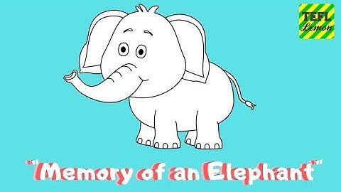 ESL Kids Flashcard Game: Memory of an Elephant