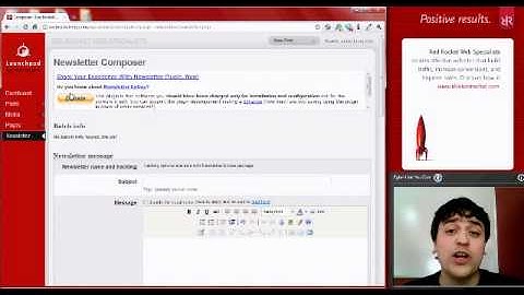 How do I create an email using the Newsletter WordPress plugin?