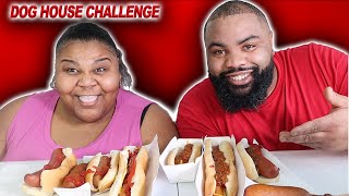 THE DOG HOUSE CHALLENGE BY EPIC EMPIRE| HOT DOG, CORN DOG, FOOT LONG HOT DOG & A SAUSAGE DOG