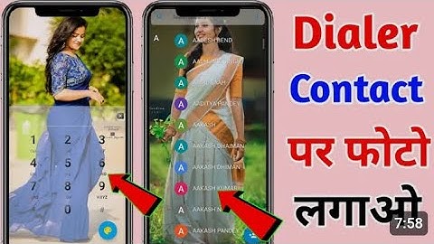 How To Set Photo On Dialer, Contact And Call Screen Background !! Apply Photo On Phone Dialer