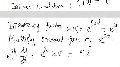 Topic 8A.  Modeling with first order differential equations, Part A