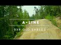 9 yr old rips down a line   whistler bike park