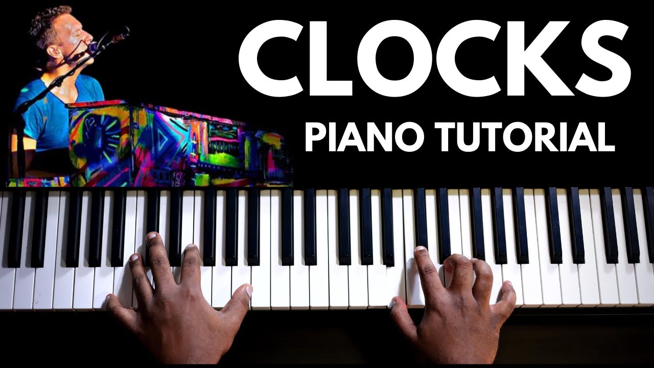 How to play 'Clocks" by Coldplay on the Piano 🎹. Stepbystep tutorial