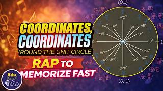 Master Coordinates in 2 MINUTES | Unit Circle Song | Coordinates Rap | Memorize Fast (Lyrics Only)