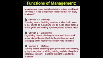 5 Functions of Management Explained in 1 Minute | Class 12 Business Studies
