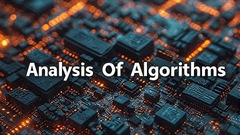 DSA | Chapter 1- Analysis Of Algorithms