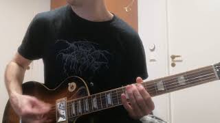 Darkthrone - I Am The Grave Of the 80&#39;s Guitar Cover (Circle of the Wagons 2010)