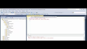 MSSQL   Fix Error   There is already an object named #Test in the database