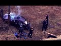 Oklahoma police chase ends in dramatic crash