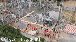 SubEstación Eléctrica Constitución. Un poco de chacota de los esforzados chiquillos que trabajan ahi