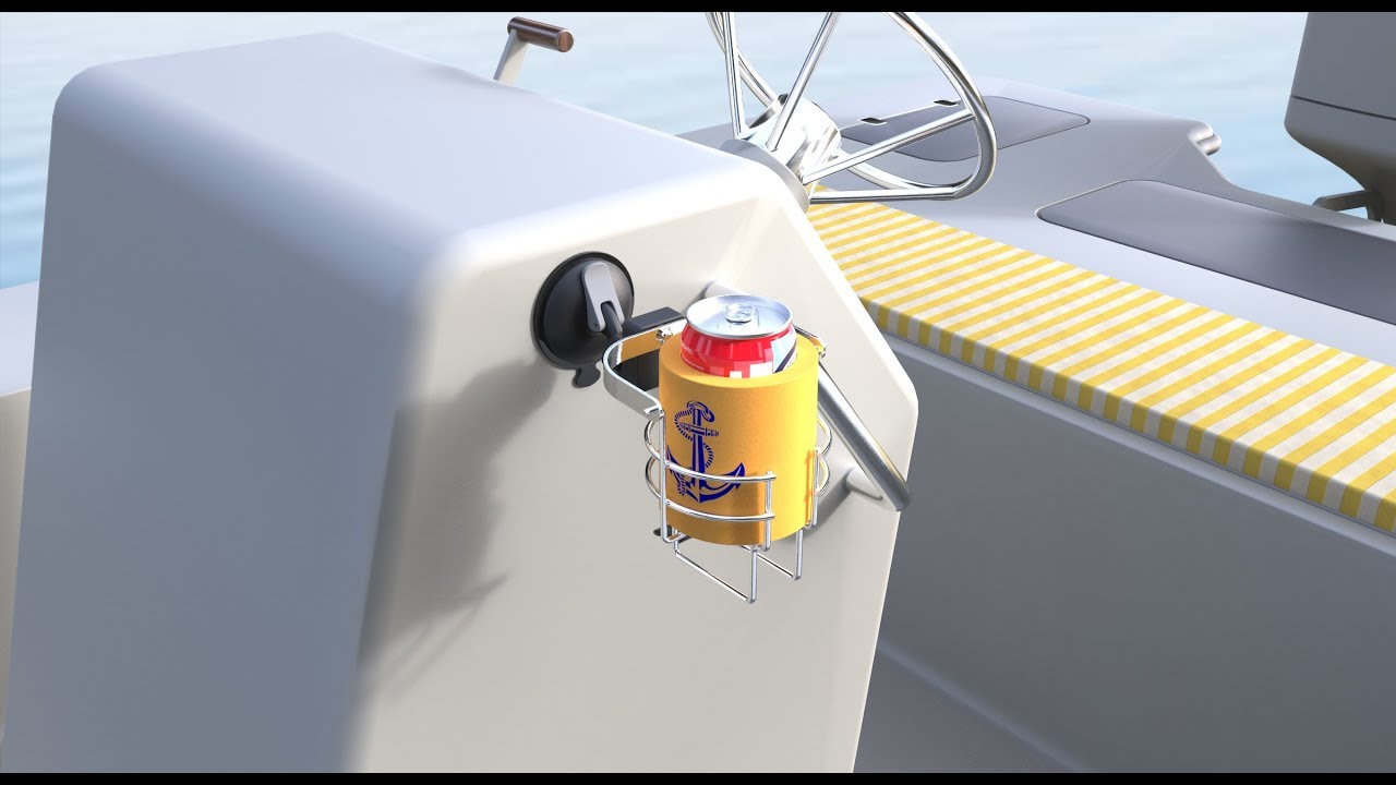 The Best Boat Drink Holder  Designed for any Watercraft