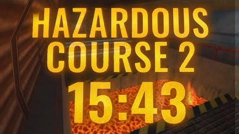 Hazardous Course 2 speedrun on phone in 15:43