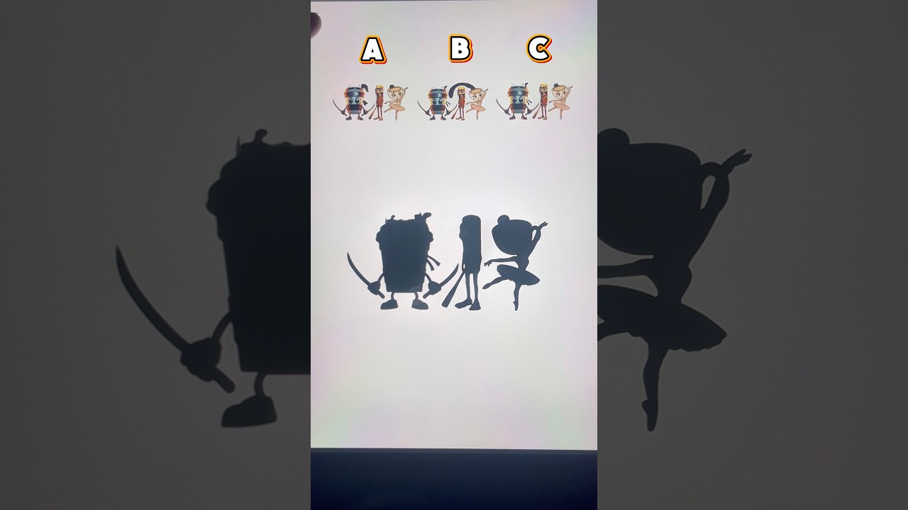 Which One Matches the Shadow? | Can You Spot It? 