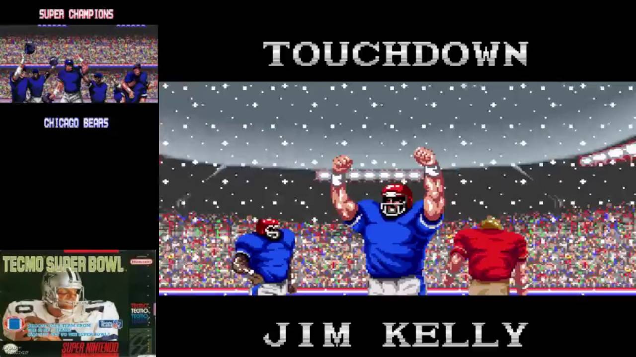 Tecmo Super Bowl Play Through 1 YouTube