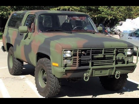 CHEVROLET BLAZER chevrolet-blazer-k5-m1009-ex-militar-h