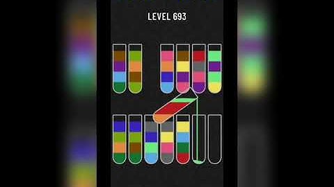 Water sort puzzle level 693