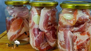 be prepared for electricity restrictions - I store meat in a jar without a refrigerator