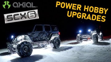 AXIAL SCX6 1/6 SCALE RTR: POWER HOBBY UPRADES AND PROLINE TIRES